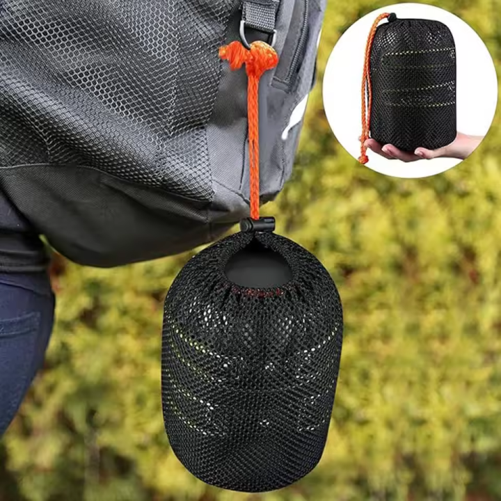 Popote de trekking 2 pièces compacte avec housse – 1-2 personne